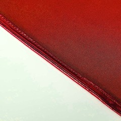 10 Red Metallic Spandex Chair Sashes with Silver Buckles Wedding Decorations