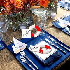 PartyTalk 50pcs Nautical Wedding Favors Lifesaver Bottle Opener with Anchor