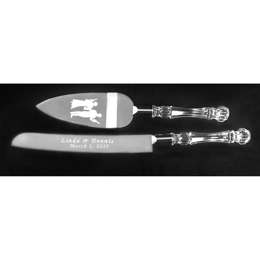 Star wars Engraved Wedding cake server set starwars