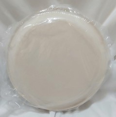 50 Round 10″ Tan Bagasse Sustainable Dinner Plates Party Tableware Decorations