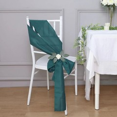 75 Polyester CHAIR SASHES Bows Ties Wedding Party Reception Decorations SALE