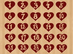 Wedding Table Numbers 1-10,15, 20, or 25 Vinyl Sticker Decals Hearts (a)