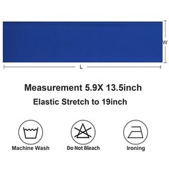 Gankar 100pcs Stretch Spandex Chair Sashes for Wedding Chair Bands with Buckl…