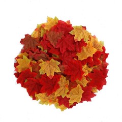 ATFL Fall Leaves,1100 Pcs Autumn Leaves Odorless, Artificial Maple Blades Dec…
