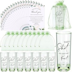 Bulk 2oz Acrylic Wedding Favors for Guests – Take a 100 Sage Green, Black