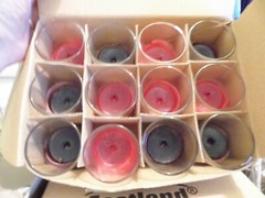 52 Clear Votive Candles Used but no chips or cracks.