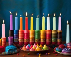 10 Inch Colored Taper Candles for Religious and 10 inch, 12 Pcs, 12-colored