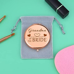 Grandma of The Bride Gifts Wedding Party Gifts Thank You Gift Compact Rose Gold
