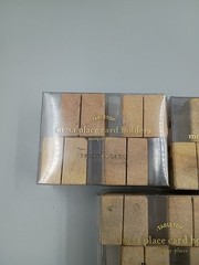 20 Pottery Barn Mesa Place Card Holders ~ 5 Packs Of 4 ~ Sandstone