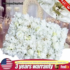 12* Artificial Flower Wall Panel Wedding Backdrop Event Party Flower Wall Panel