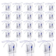 WANGDEFA 20-Piece Shot Glass Gift Box – 2.36 X 2.36 X 3.15 Inch Bags for