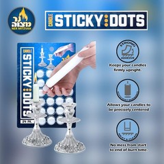 Candle Sticky Dots-White Accessories-Wax Dots 24 Dots, White