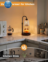 Adjustable Candle Warmer Lamp with Timer | Dimmable Wax Melt Warmer for Home