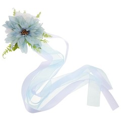Silk Fabric Wedding Car Flower And Chair Back Artificial Floral Decor
