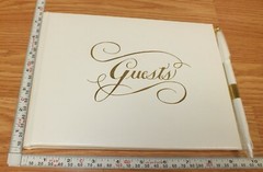 Genuine C.R Gibson Wedding Guest Signing Book With Space for 912 Guests *READ*