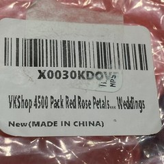 Red Rose Petals 4500 Ct Wedding Confetti Party Table Scatter Decoration