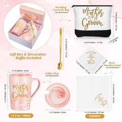 Geosar 8 Pcs Wedding Gifts Mother of The Bride Gifts Mother of The Groom Coffee