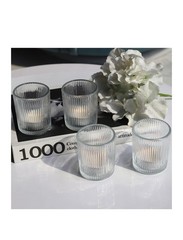 24 Pieces Clear Candle Holder Wedding Centerpieces for Tables, Votive Candle