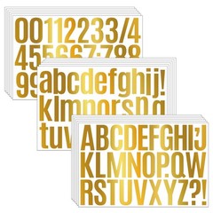 570 Pcs 18 Sheets Glitter Alphabet Letter Stickers, Self Adhesive Letter Stic…