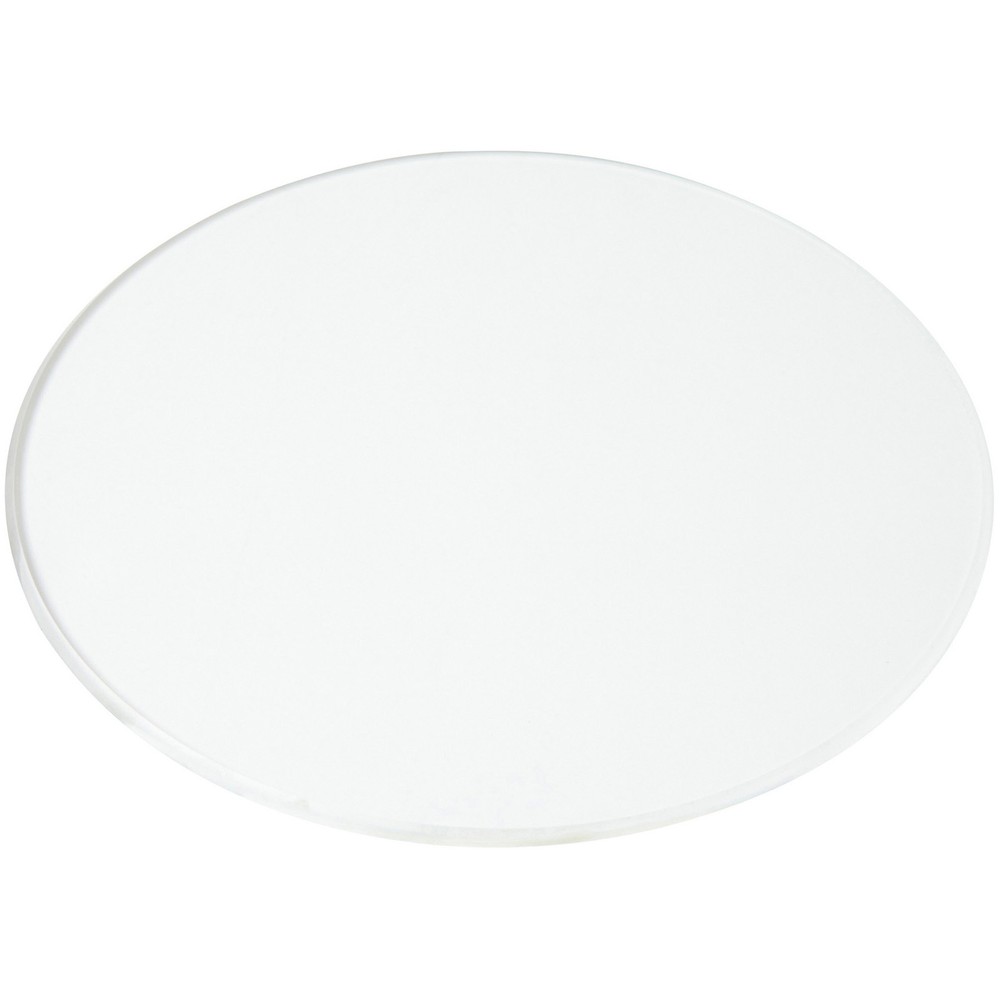 Plymor 6″ Round, 3mm Thick Beveled Clear Glass Circle