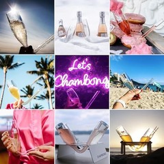 – Champagne Flutes – Wedding Bachelorette Party Favors – 5pc Party Pack