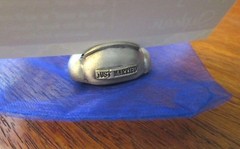 Bridal Table Bride/Groom Pewter Car Place Card Holder Just Married License Plate