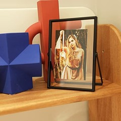Black Floating Frame (5“x7, Vertical), 2 Set, For Picture 4×6, 5″×7″ Black(U)