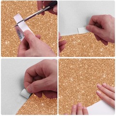 Glitter Carpet Runner 2.6FT x 30FT – Premium Non-Woven Sparkle Rug for Weddin…