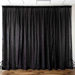 Metallic Black BACKDROP 20×10 ft Spandex Party Wedding Decorations WHOLESALE