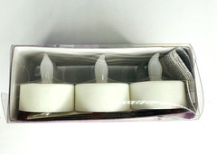 NEW! LED Party 6 Star Covered Vellum Luminaries w/ 6 Super Bright Tealights Fun