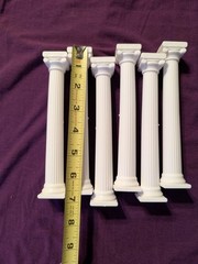 6pc 7″ Roman Columns For Dessert Cake Displays, Party’s Weddings Crafts