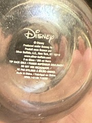 Exclusive Mickey and Minnie Mouse Kiss Hearts 2-Pack Stemless Fluted Red