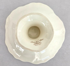 Mikasa Ivory Bone China Lila Larry Laslo Narumi Japan Cake Plate Trinket Dish
