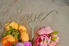 Beauty And Beast Wedding Cake Topper Mr & Mrs With Last Name