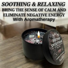 Destroy Everything Spiritual Candle to Cut Ties, Remove hexes and Bad Luck | …