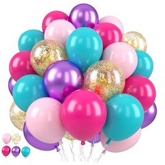 Pink Blue Purple Balloons, Pink and Purple Balloon, Teal Blue Pink Purple Blue