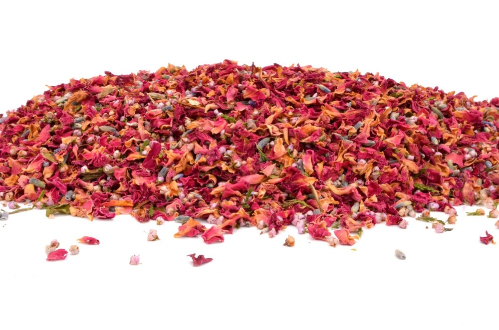 Biodegradable Wedding Confetti Autumn, Wildflower Natural Confetti Petals 1L