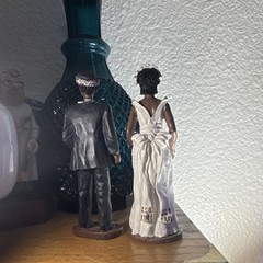 Vintage African American Wedding Cake Topper K’s Collection Style Afrocentric
