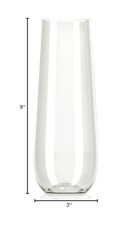 30 Plastic Stemless Champagne Flutes – Disposable Unbreakable toasting