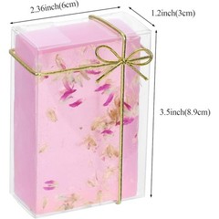 Clear Plastic Boxes Handmade Soap Treats Gifts Party Favors Wedding Events New