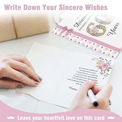 60th Wedding Anniversary Card, Diamond Anniversary Card for Husband Wife, 60 …
