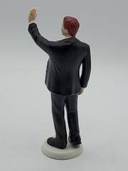 High Five Groom Figurin Wedding Cake Topper 5 5/8″ Tall Light Brown Hair