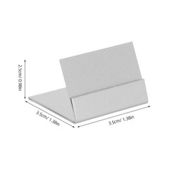 4Pcs Stainless Steel Place Card Holders Table Sign Stand for Restaurant Use