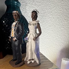 Vintage African American Wedding Cake Topper K’s Collection Style Afrocentric