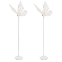 2PCS 110V Creative Wedding Butterfly LED Floor Lamp 57.5-70.1in For Wedding