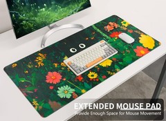 Bloss Green Mouse Pad, Clearance Overstock Limited Stock Discontinued Size La…