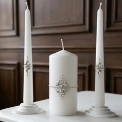 Magik Life Unity Candle Set – 6 Two 10 Taper Burning Unity For Marriage In Usa