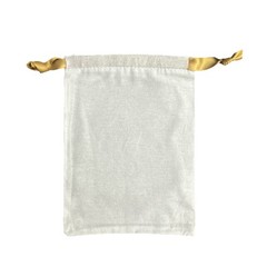 Bride Tribe Drawstring Favor Bags White Gold Bachelorette Party Gift Set of 10