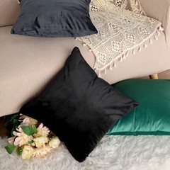 18″ Throw PILLOW COVERS Square Velvet Cushion Cases Living Room Home Supplies