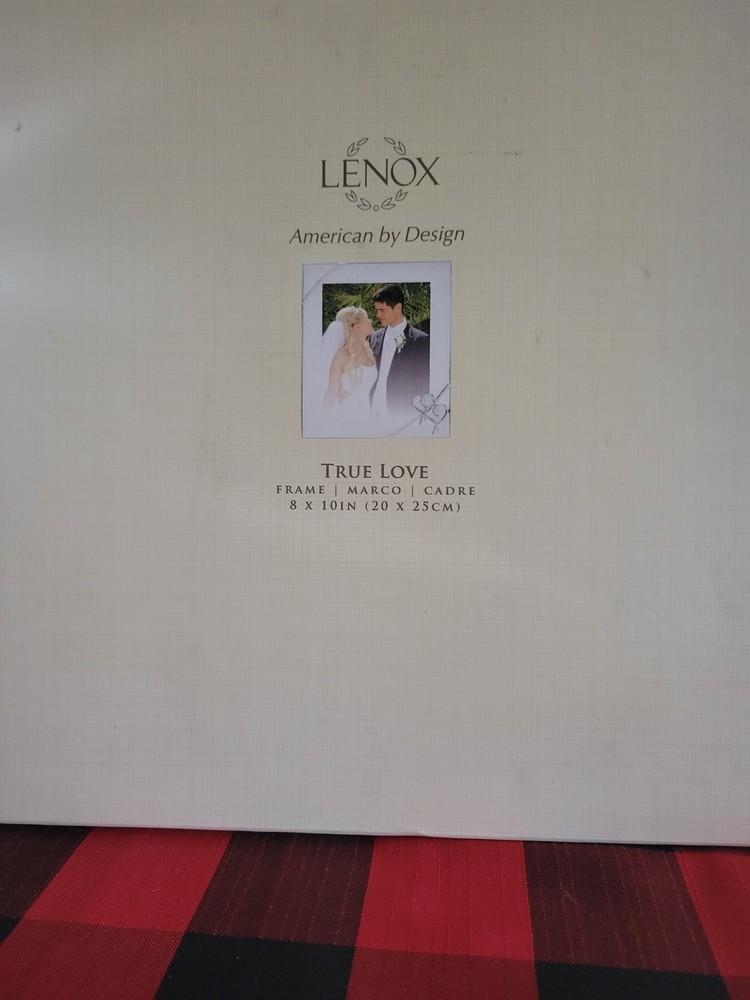 Lenox Wedding Photo Frame 8 x 10 True Love American By Design Bride Groom NIB